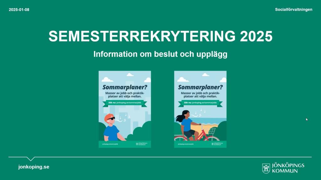 Semesterrekrytering 2025