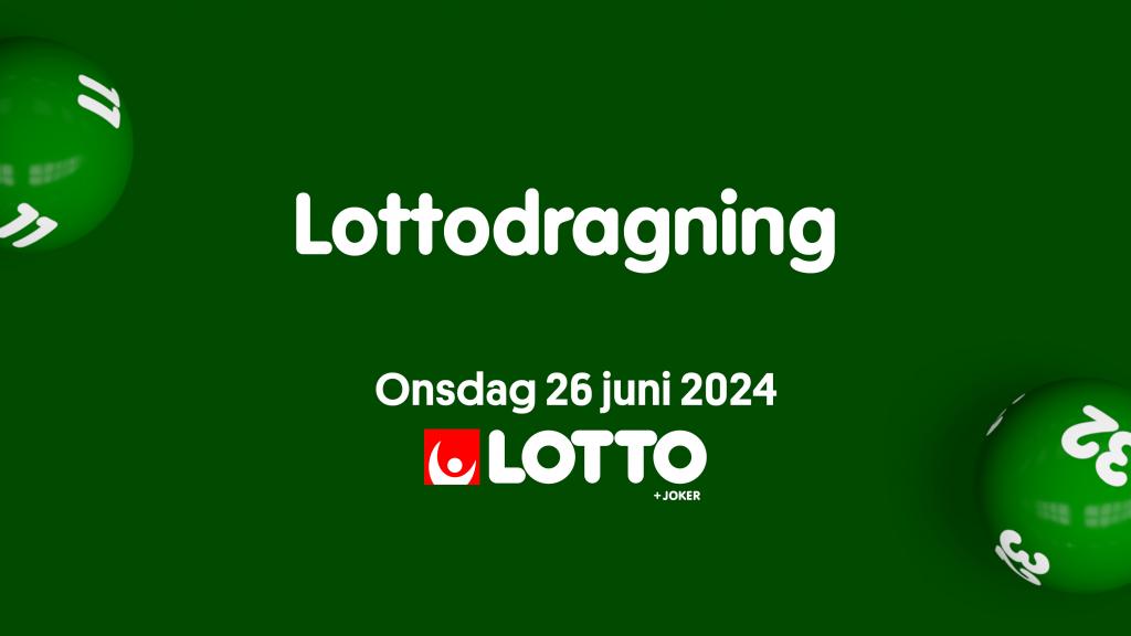 Lotto onsdag 26 juni