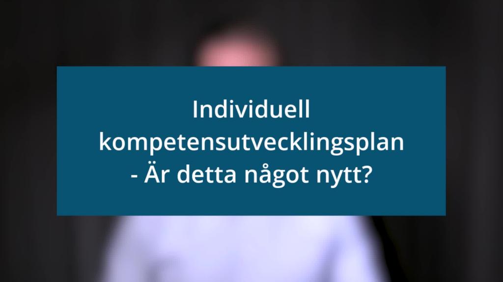 Individuell kompetensutvecklingsplan i WinLas