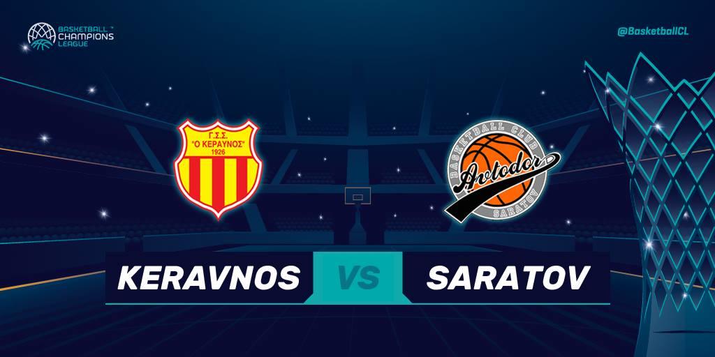 Basketball Champions League - KERAVNOS vs SARATOV LIVE