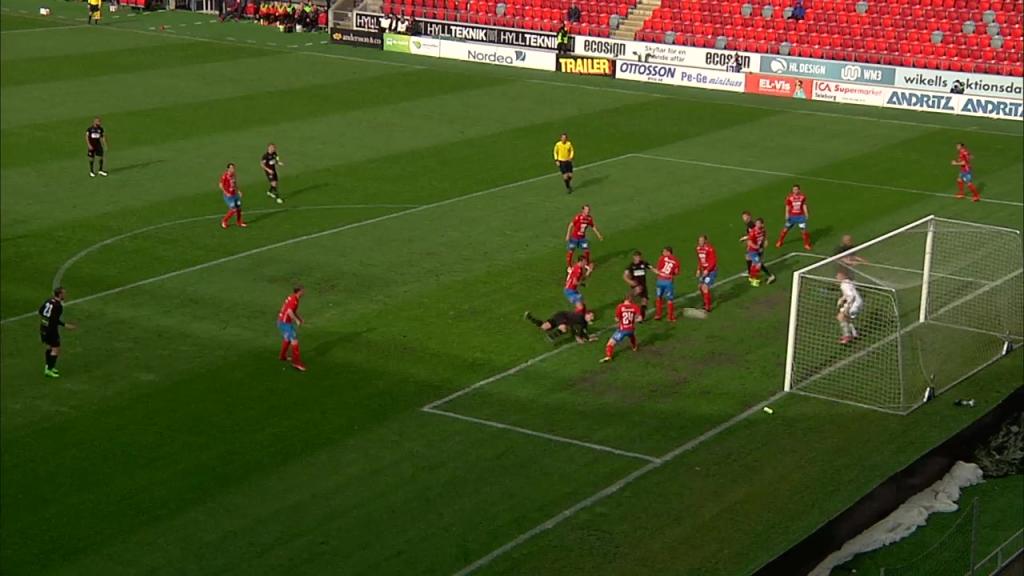 Höjdpunkter från Öster-FC Höllviken - första halvlek