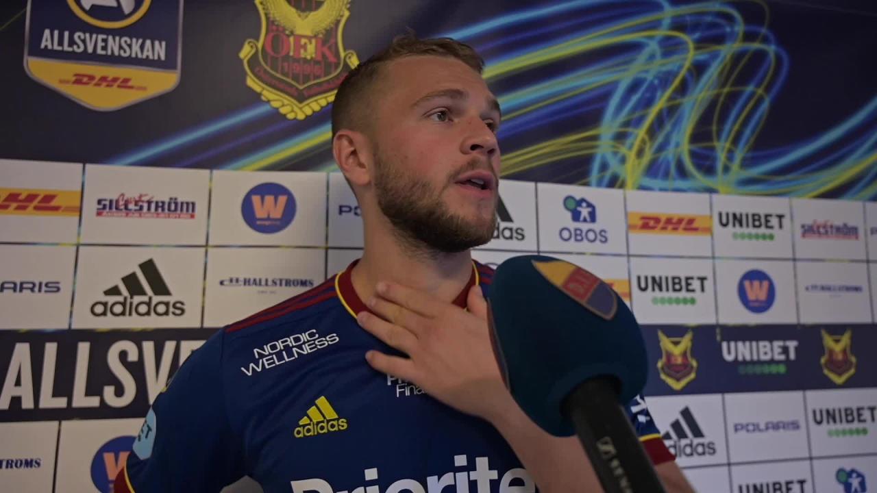 Djurgården Fotboll: 
        Jesper Karlström och Magnus Eriksson efter 1-1 borta mot Östersund
      