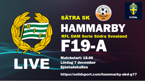 Sätra SK A-lag Damer - Hammarby IF Fotboll F-19