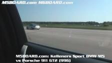HD: Porsche 911 GT2 (996) vs Kelleners BMW M5
