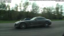 Mercedes SLS AMG Designo vs Nissan GTR 530 HP decat + Y-pipe