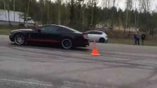 Burger Tuning BMW M5 F10 700 HP vs tuned Ford Mustang GT500