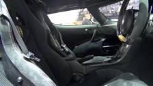 Koenigsegg Hundra Agera S with goldleaf and clearcarbon detail: opening the door + interior