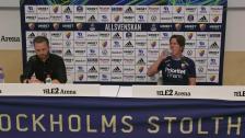 Presskonferensen efter DIF - AIK