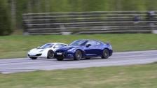 McLaren MP4-12C 625 HP (factory upgaded) vs Switzer P800 Nissan GTR Carillo pistons 800 HP