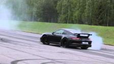 Powersliding Porsche 991 GT3 PLAYING with nice sound on GTBOARD.com Event May 205