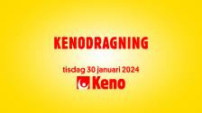 Keno tisdag 30 januari