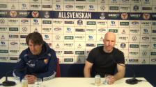 Presskonferensen efter förlusten mot Kalmar FF den 22 maj 2022