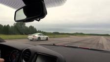 Jury Nissan GTR facelift (ECU) vs Porsche 911 Turbo S (ECU and exhaust) acceleration and brake test?