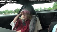 Four year old daughter does not approve the Mercedes SLS AMG