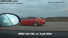 HD: BMW M3 CSL vs Audi RS4 50-250 km/h