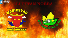 Mariestad BoIS - Östersunds IK / Söndag 17/1 16:00