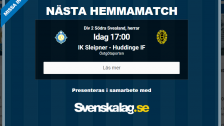 IK Sleipner vs Huddinge IF