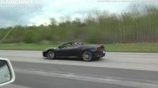 Ferrari F430 Spider vs Mercedes E63 AMG 6,3 liter (W212)