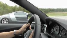 Uncut: BMW M3 F80 DKG vs Audi R8 4,2 6-speed manual filmed from BMW M3