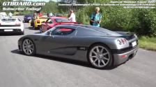 HD: Koenigsegg CCR Evolution vs Lamborghini LP560-4 Gallardo exteriour Teaser