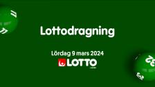 Lotto lördag 9 mars