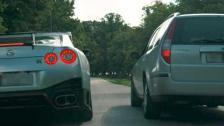 Nismo Nissan GTR R35 vs Ford Mondeo by Skruvat.se