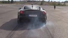 Ferrari 599 GTO Launch Control in Sweden