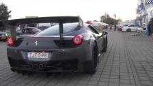 [4k] Widebody Ferrari 458 Italia during Gran Turismo Polonia 2015