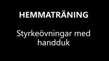 Styrkeövningar med handduk