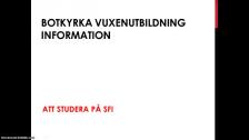 Information: Hur länge får jag studera på sfi? - på ryska