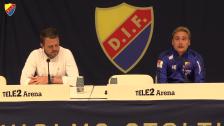 Presskonferensen efter DIF - Elfsborg