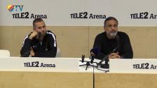Presskonferensen efter Brommapojkarna - Djurgården