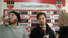 Adam Schoultz och Lucas Geyzon efter 1-2 förlusten mot Arboga hemma!