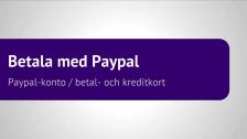 Betala med paypal