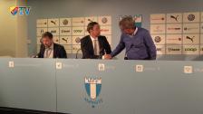 Presskonferensen efter Malmö FF - Djurgården