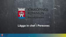 Lägga in chef i Personec